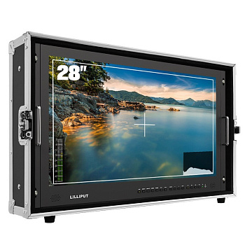 Режиссерский монитор 4к 28" Lilliput BM280-4KS 3840x2160 (16:9),ярк.300кд/м2,конт.1000:1,  HDMIx4,SDI,сенс. экран-Нет